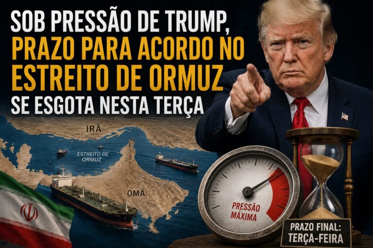 Sob pressão de Trump, prazo para acordo no Estreito de Ormuz se esgota nesta terça.